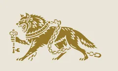 Mr. Wolf engraved wolf mark, carrying a key